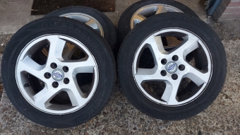 Set 16 inch originele Volvo LM velgen, steek 5 x 108